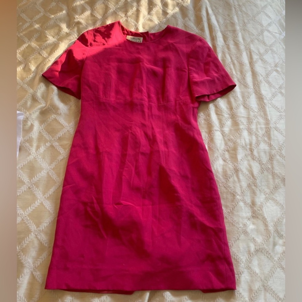 Pink Talbots petite button down dress
